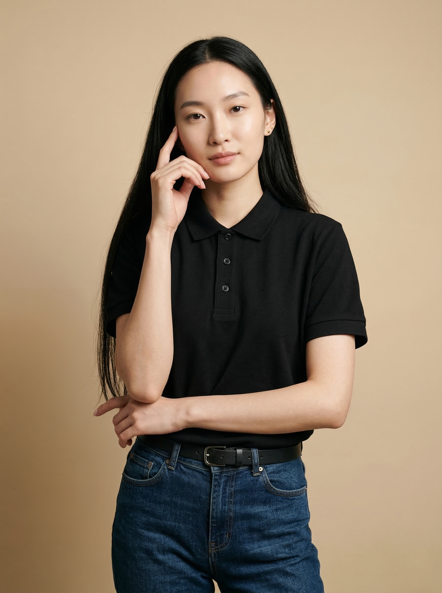 Polo T-Shirt Black