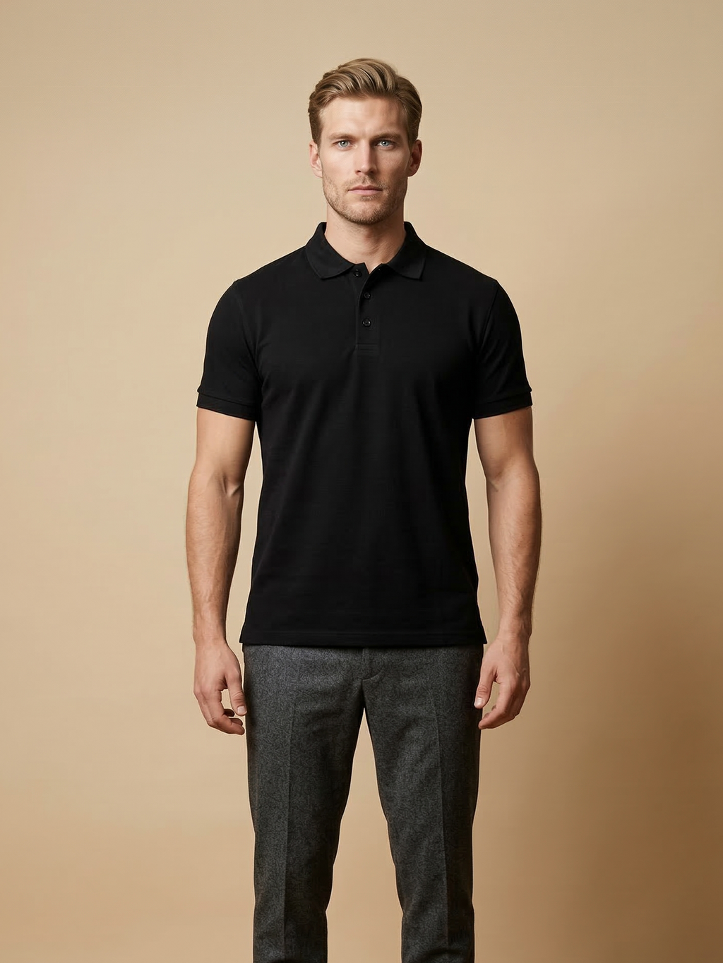 Polo T-Shirt Black