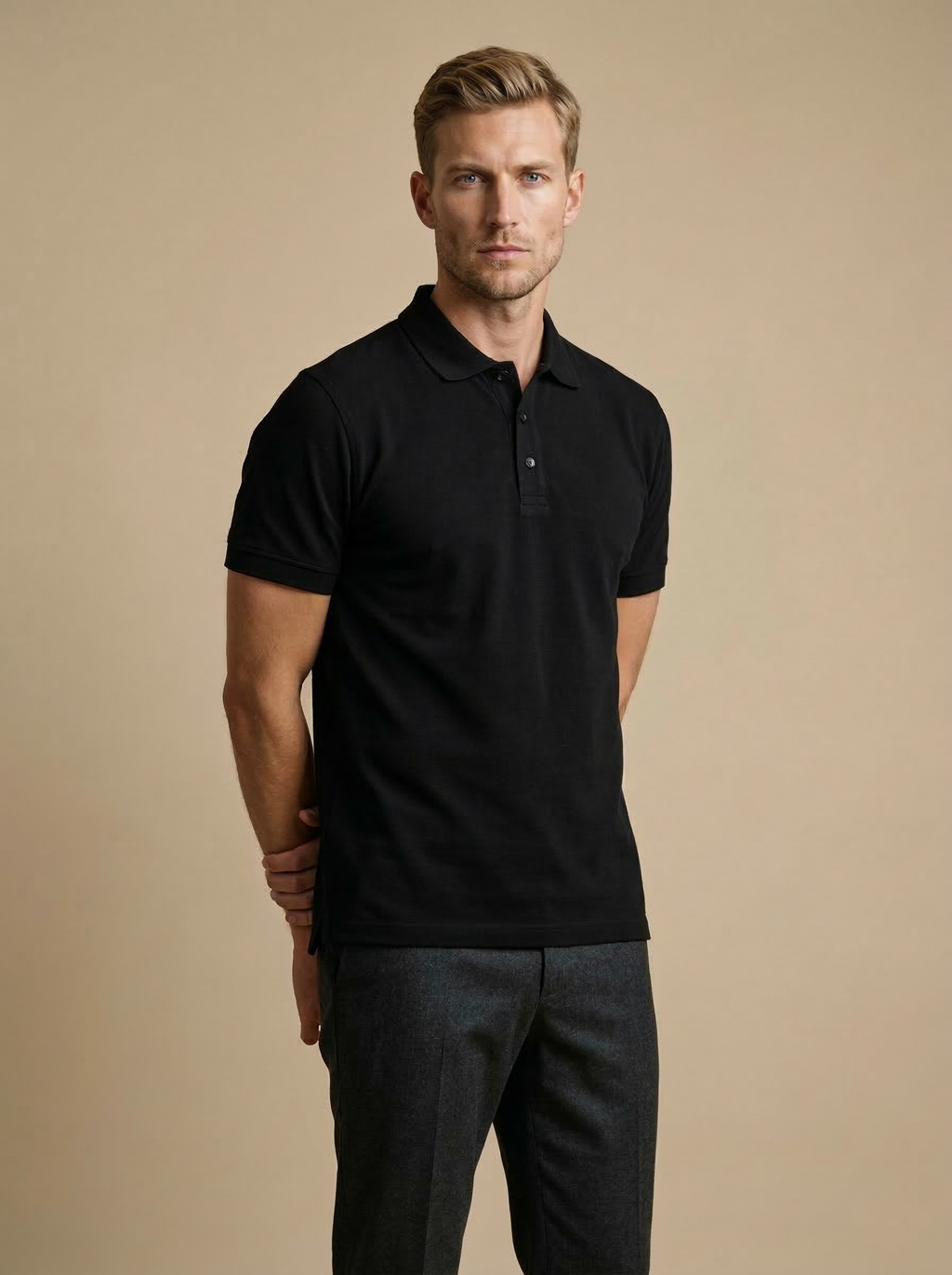 Polo T-Shirt Black