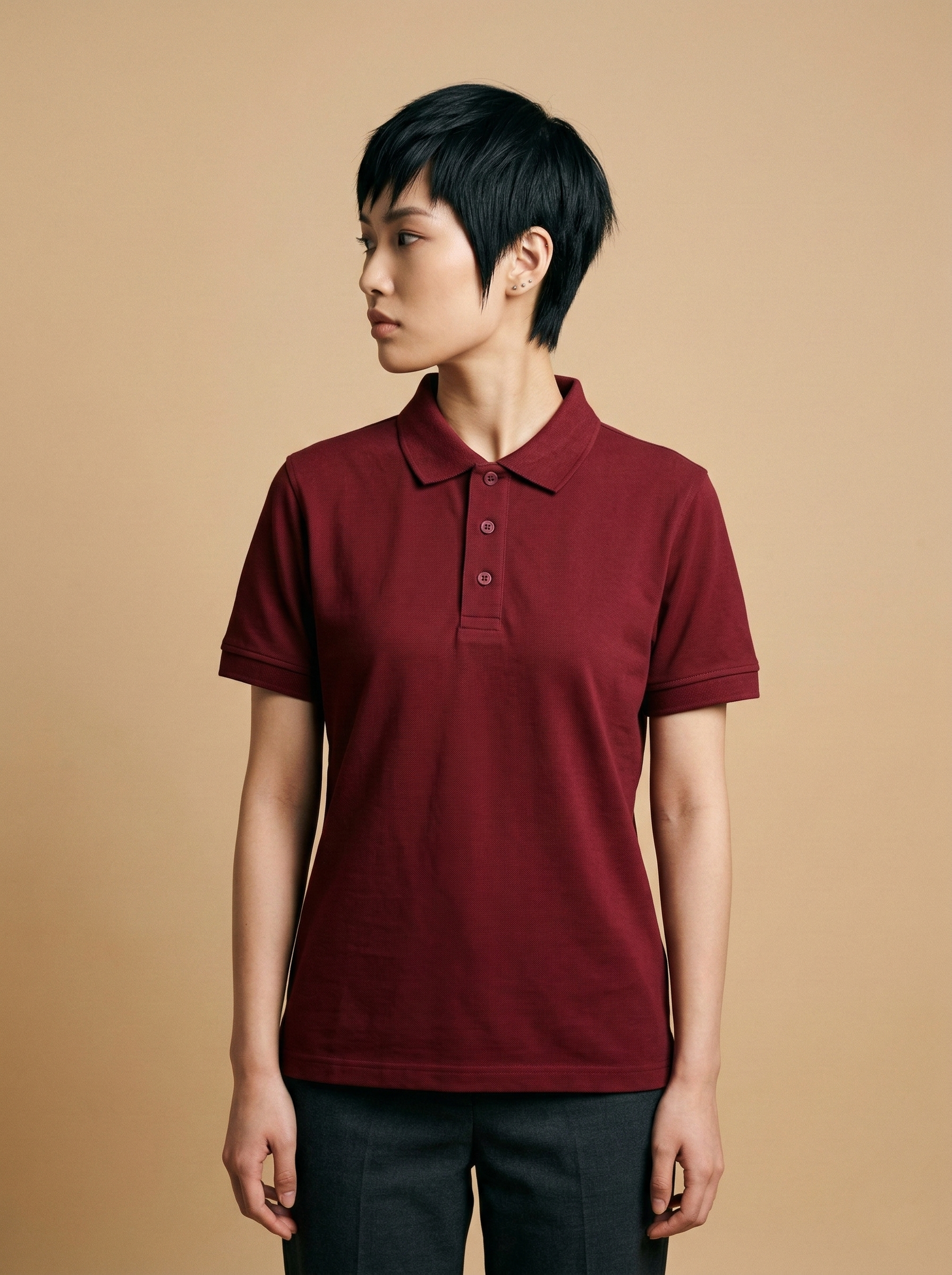 Polo T-Shirt Maroon