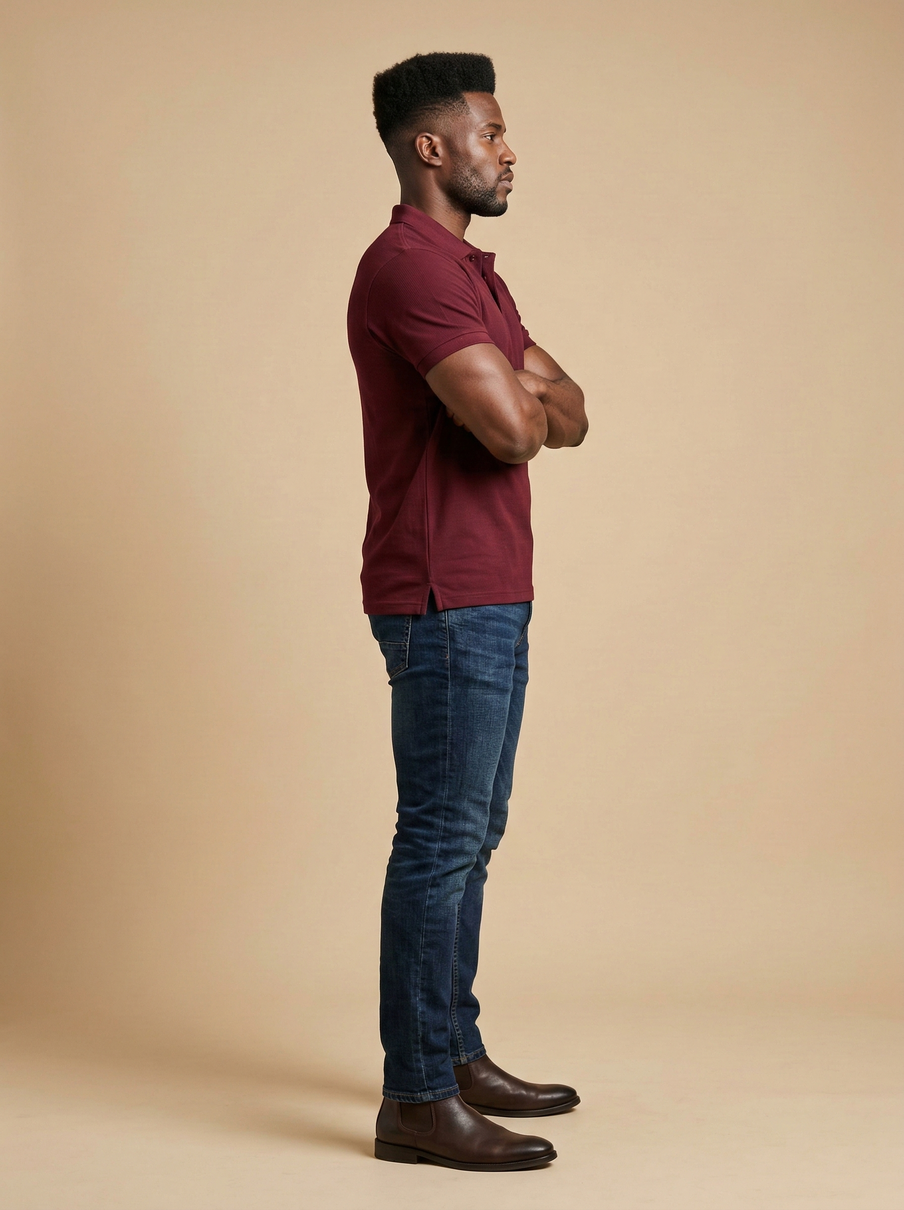 Polo T-Shirt Maroon