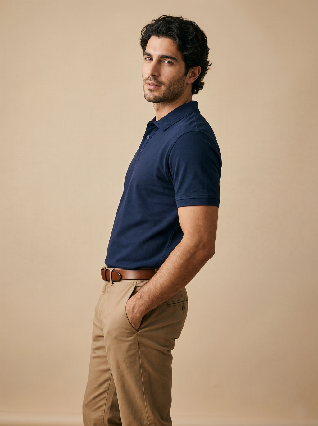 Polo T-Shirt Navy Blue