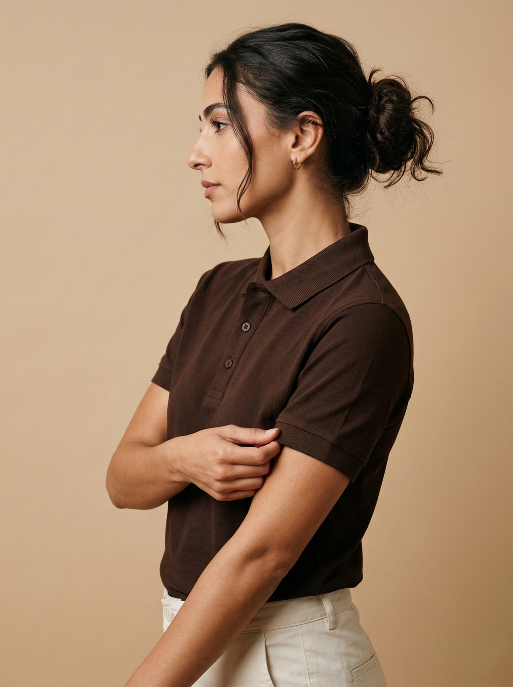 Polo T-Shirt Coffee Brown