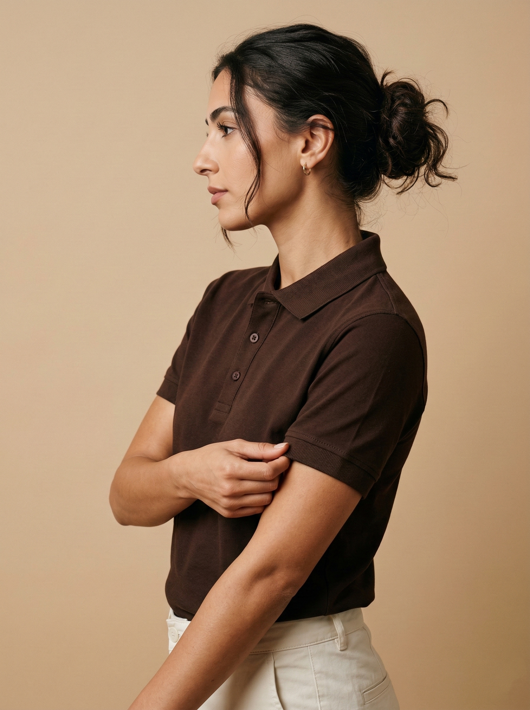 Polo T-Shirt Coffee Brown