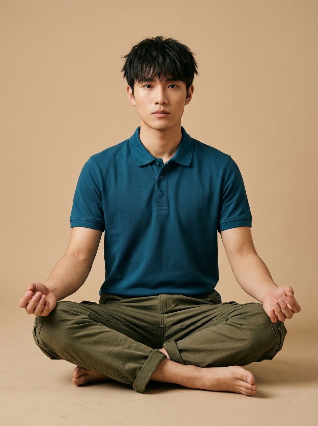 Polo T-Shirt Petrol Blue