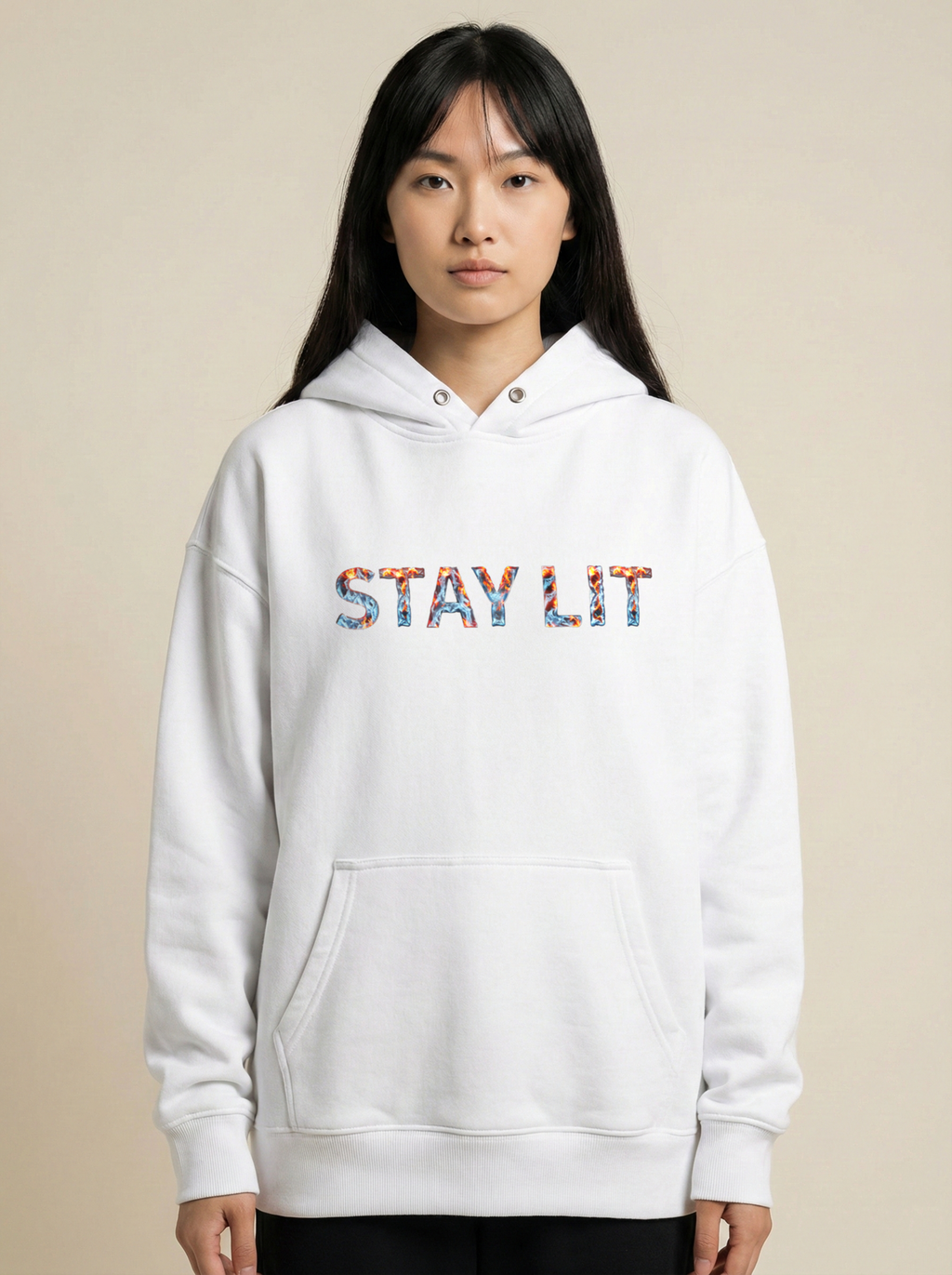 Stay Lit Oversized Hoodie