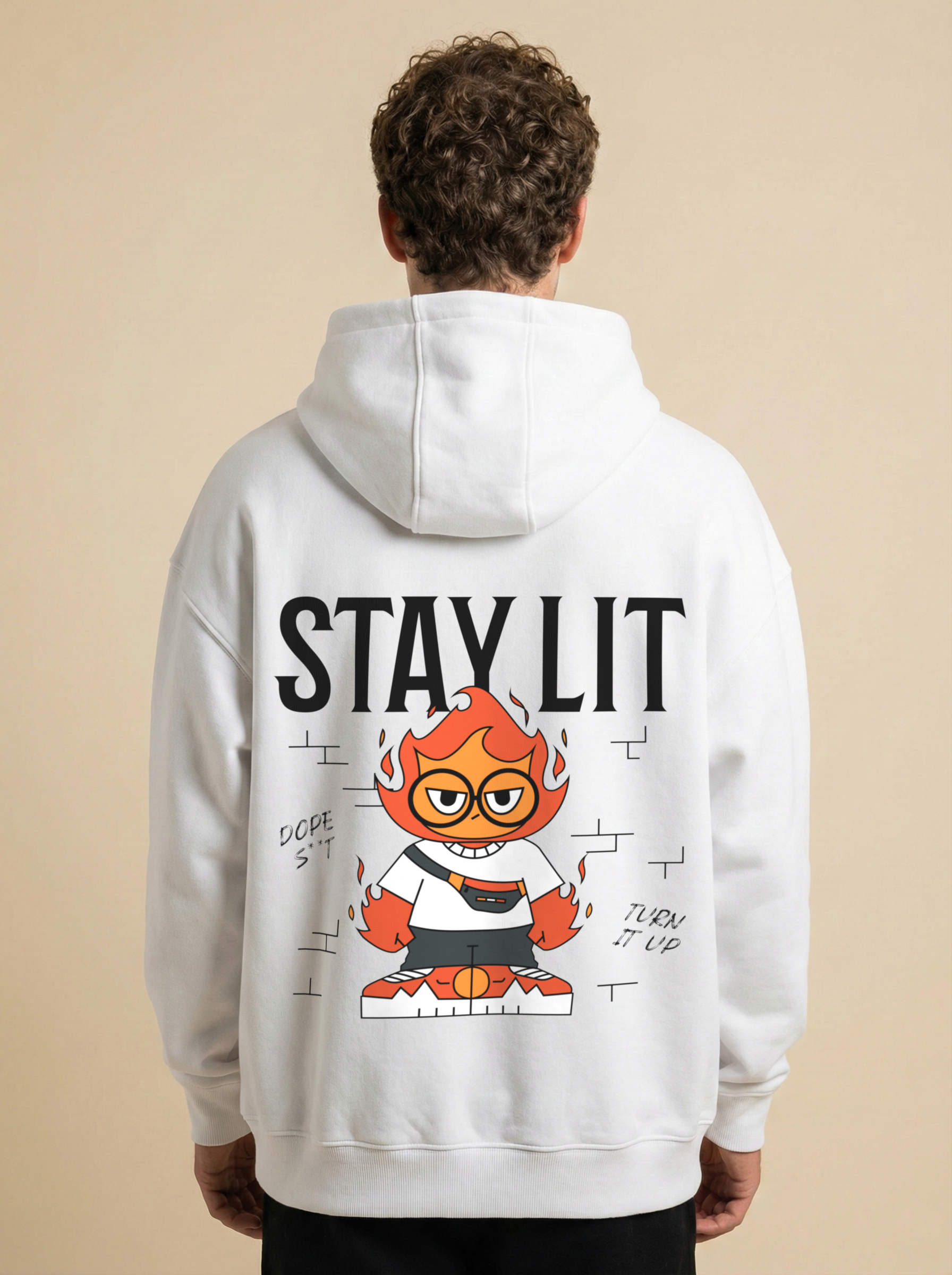 Stay Lit Oversized Hoodie