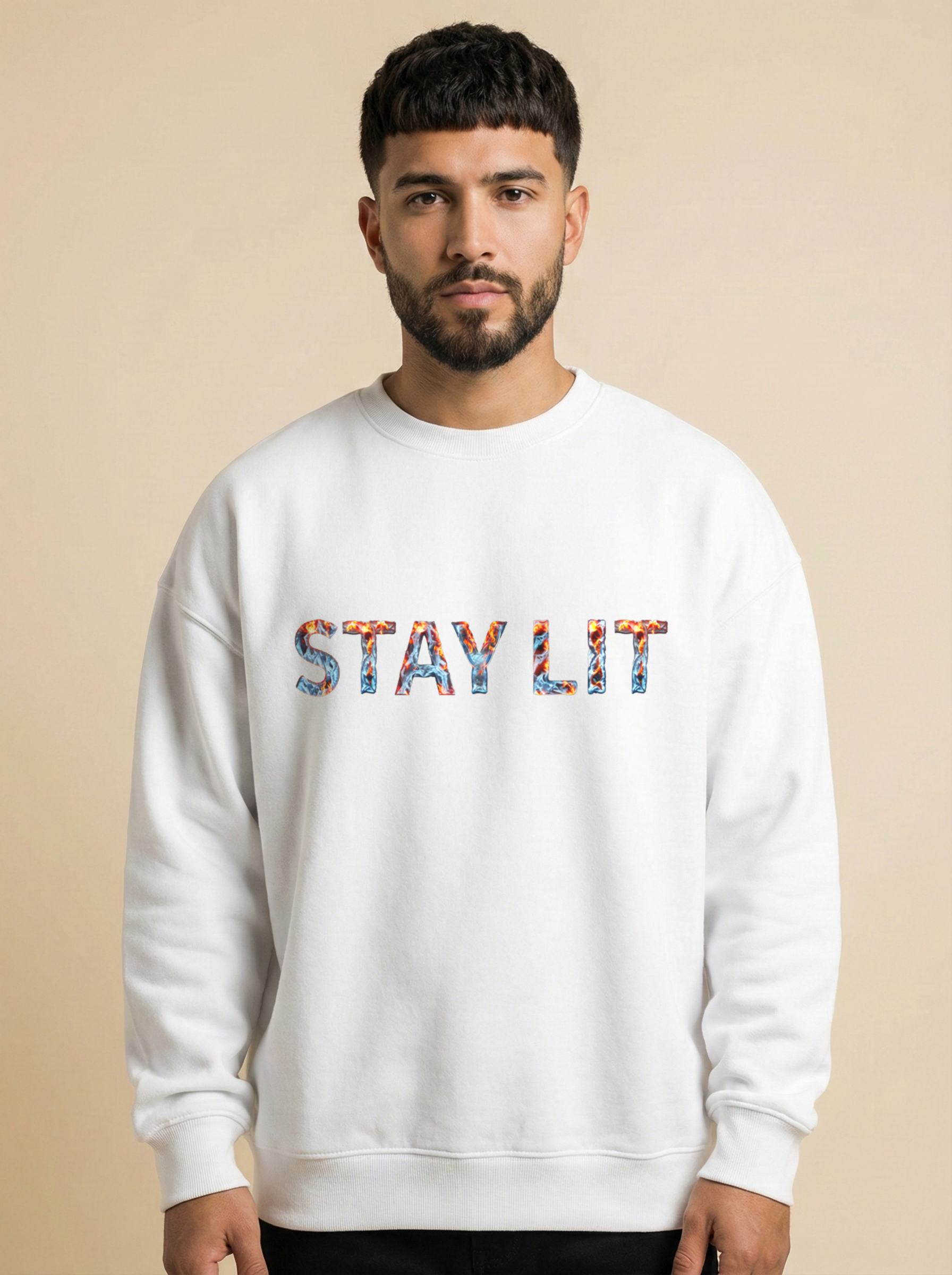 Stay Lit Oversized Sweatshirt