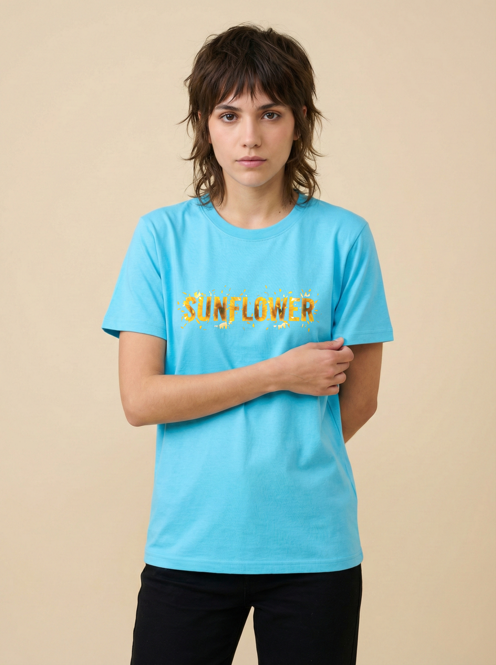 Sunflower Classic Crew Tee Sky Blue