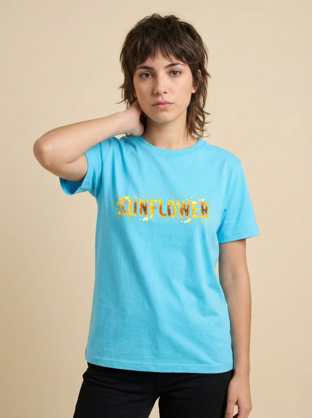 Sunflower Classic Crew Tee Sky Blue