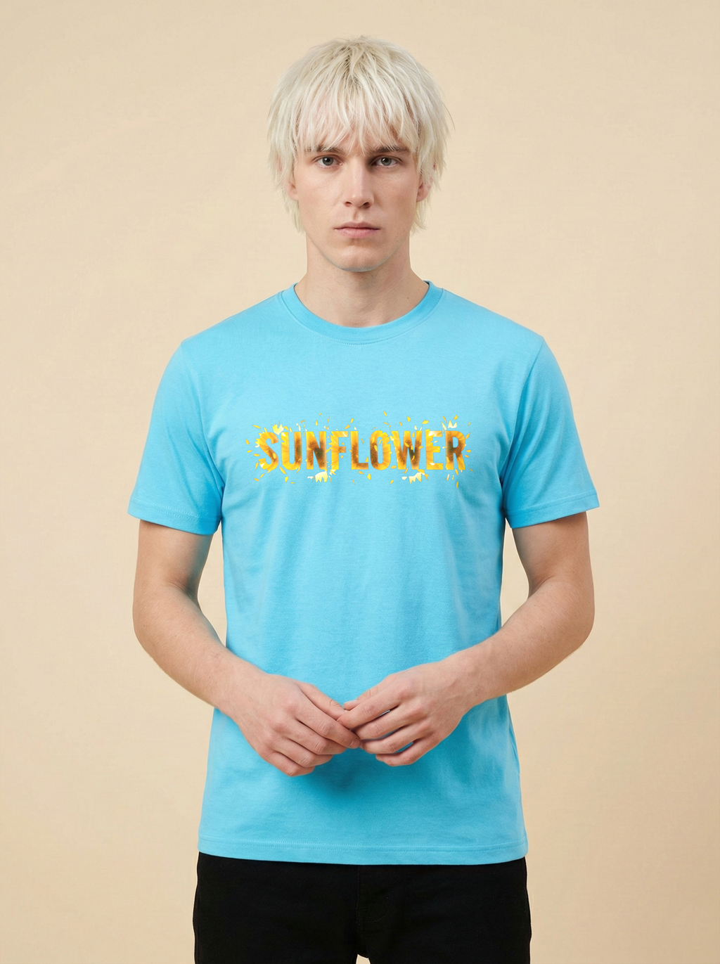 Sunflower Classic Crew Tee Sky Blue