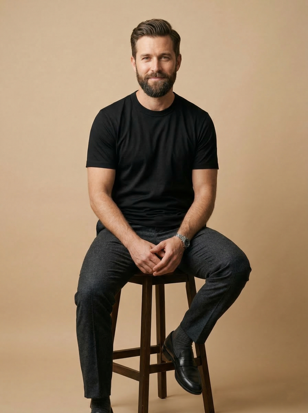 Supima Cotton Tee Black