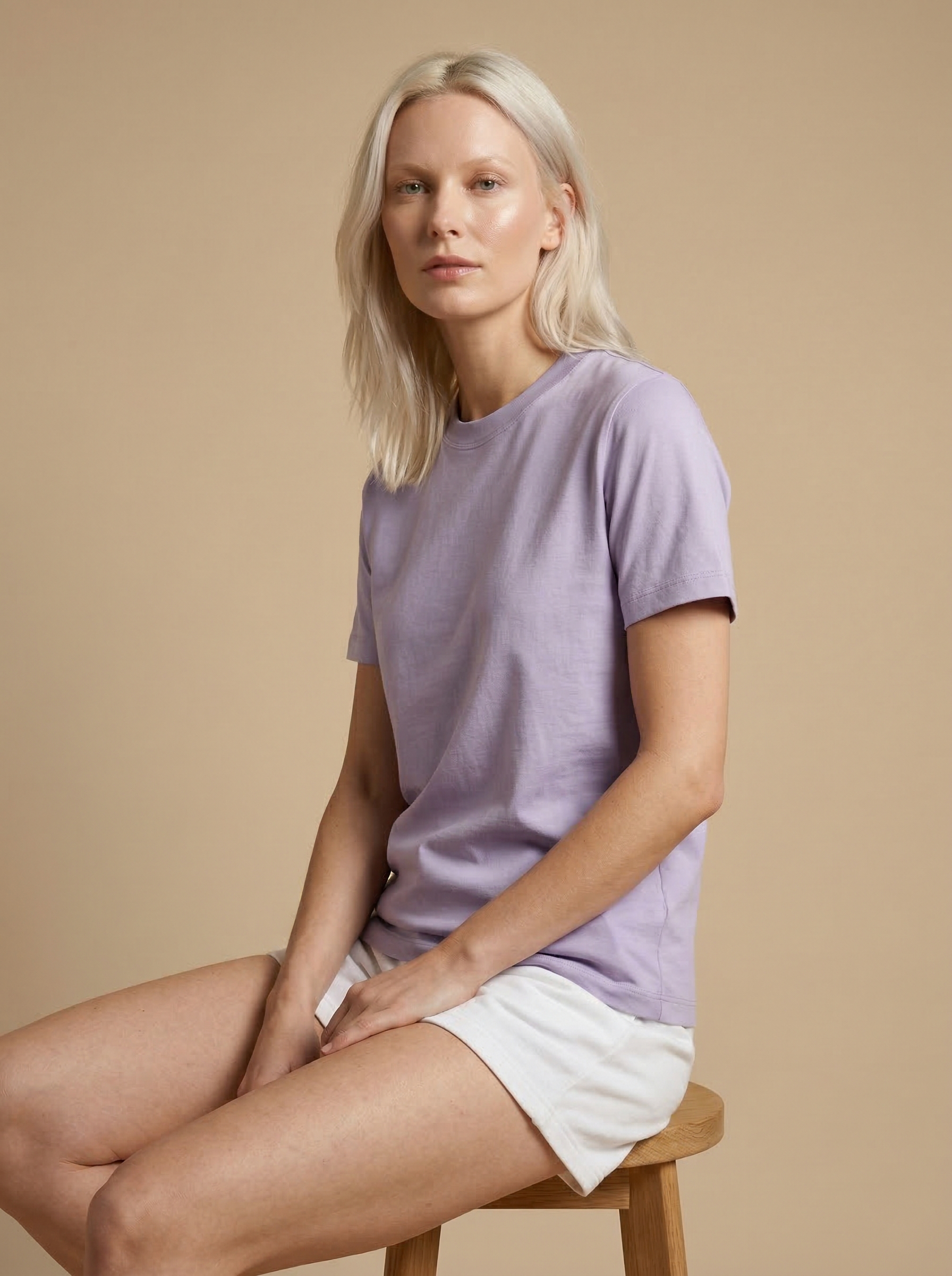Supima Cotton Tee Lavender
