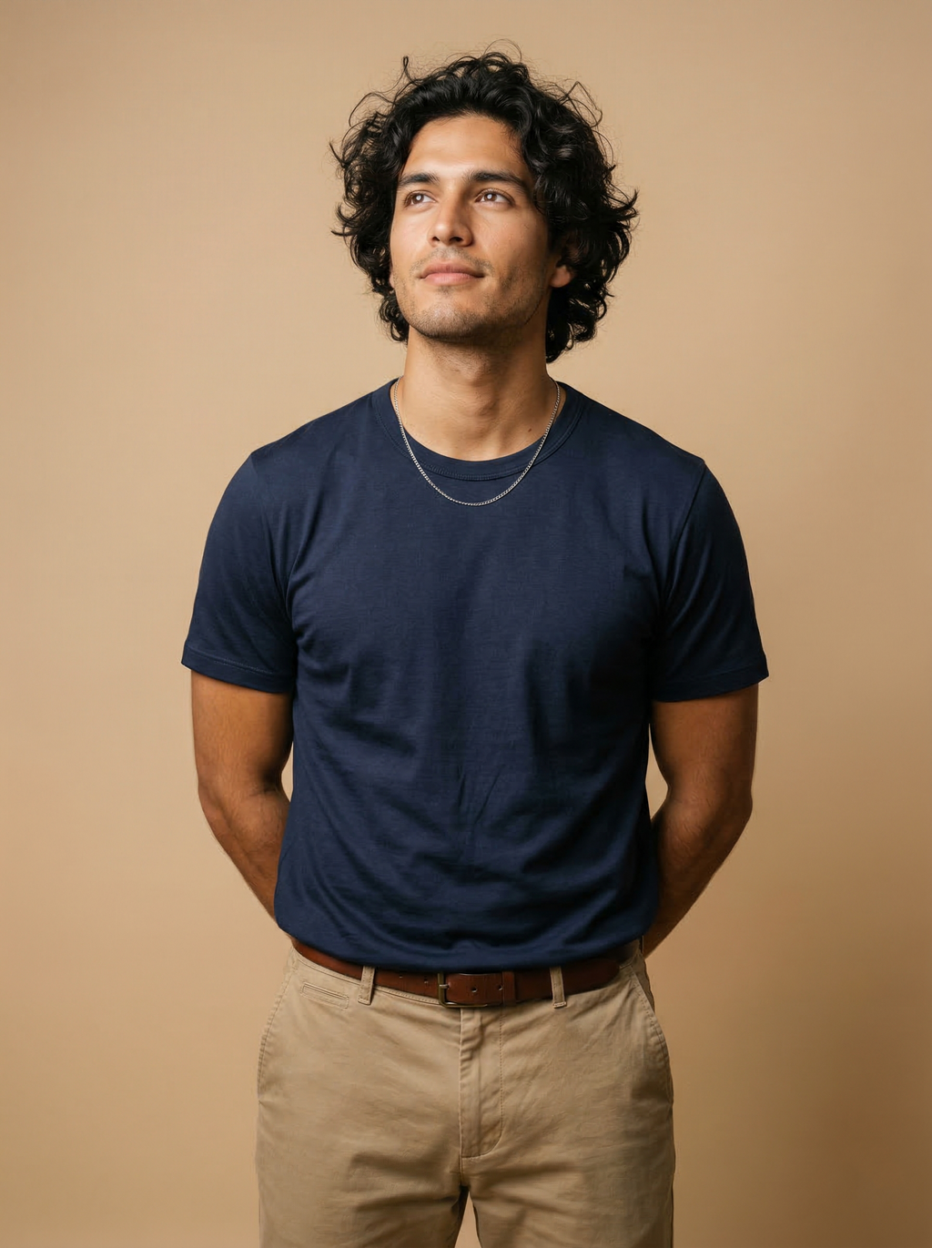 Supima Cotton Tee Navy Blue