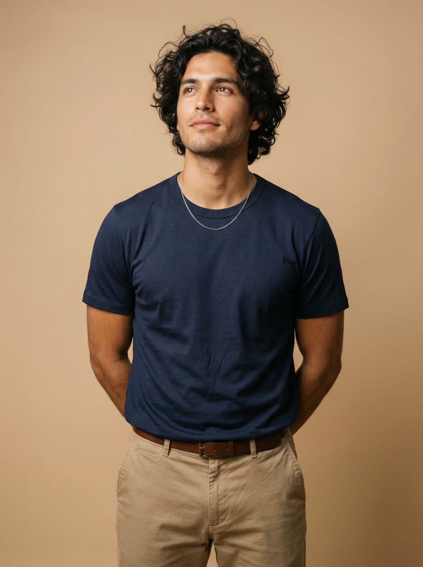 Supima Cotton Tee Navy Blue