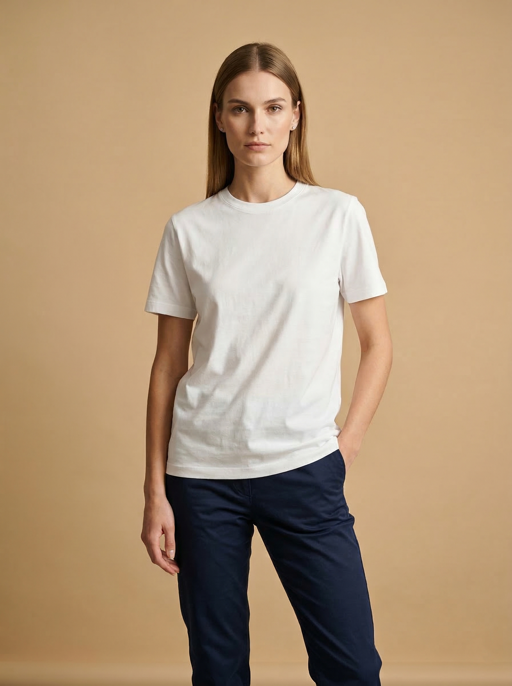 Supima Cotton Tee White