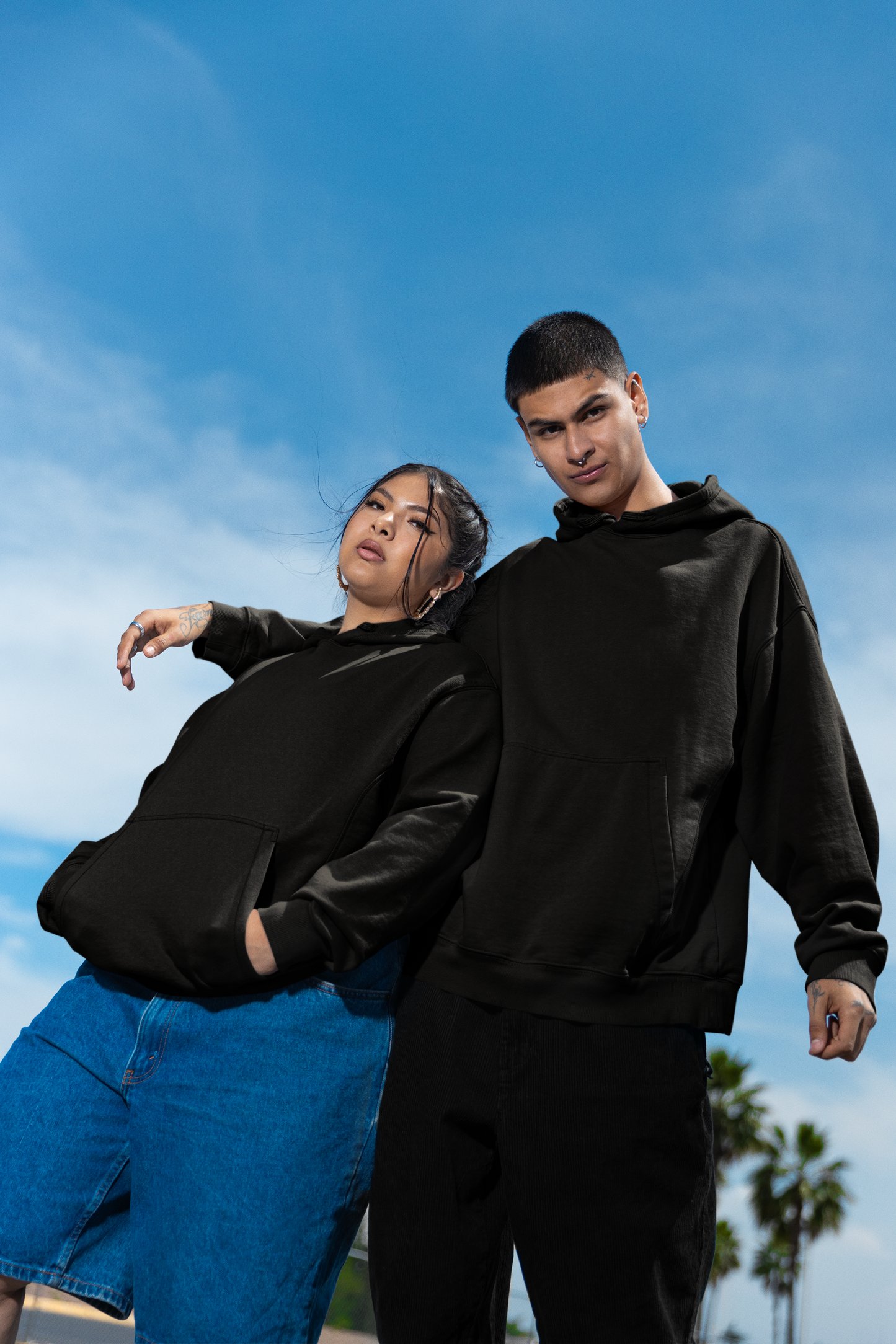 Unisex Oversized Hoodie Black