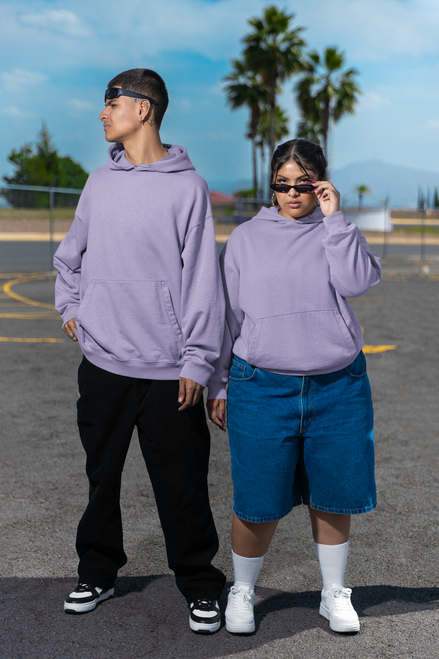 Unisex Oversized Hoodie Lavender