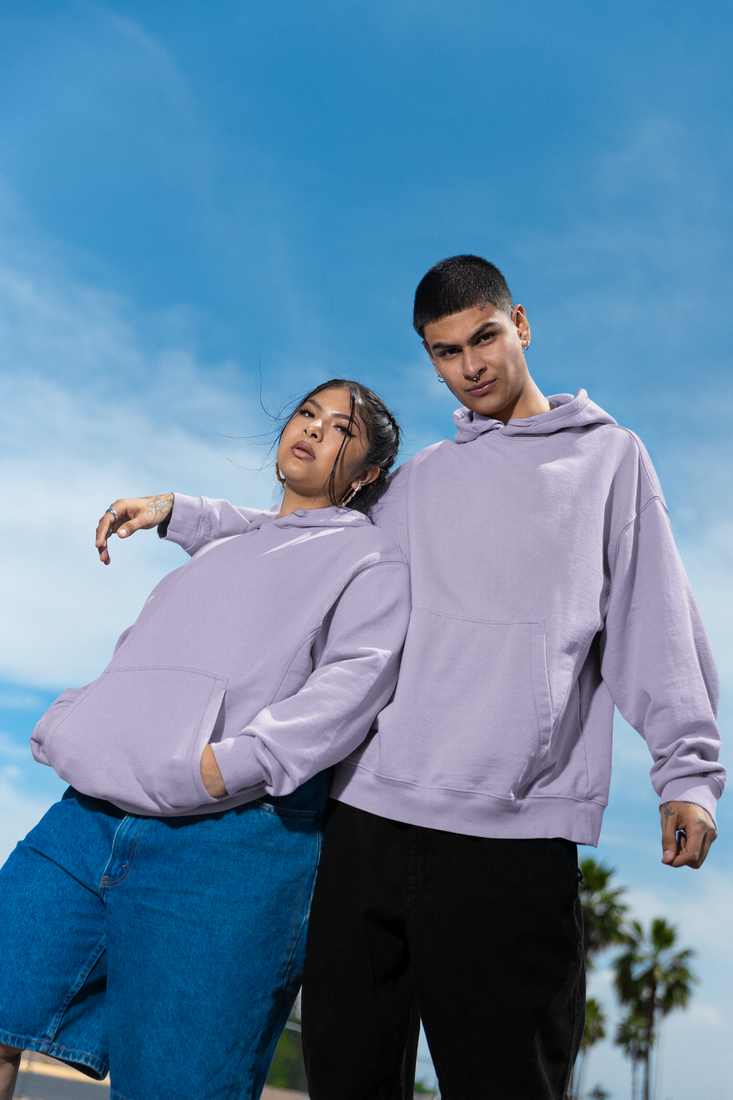 Unisex Oversized Hoodie Lavender