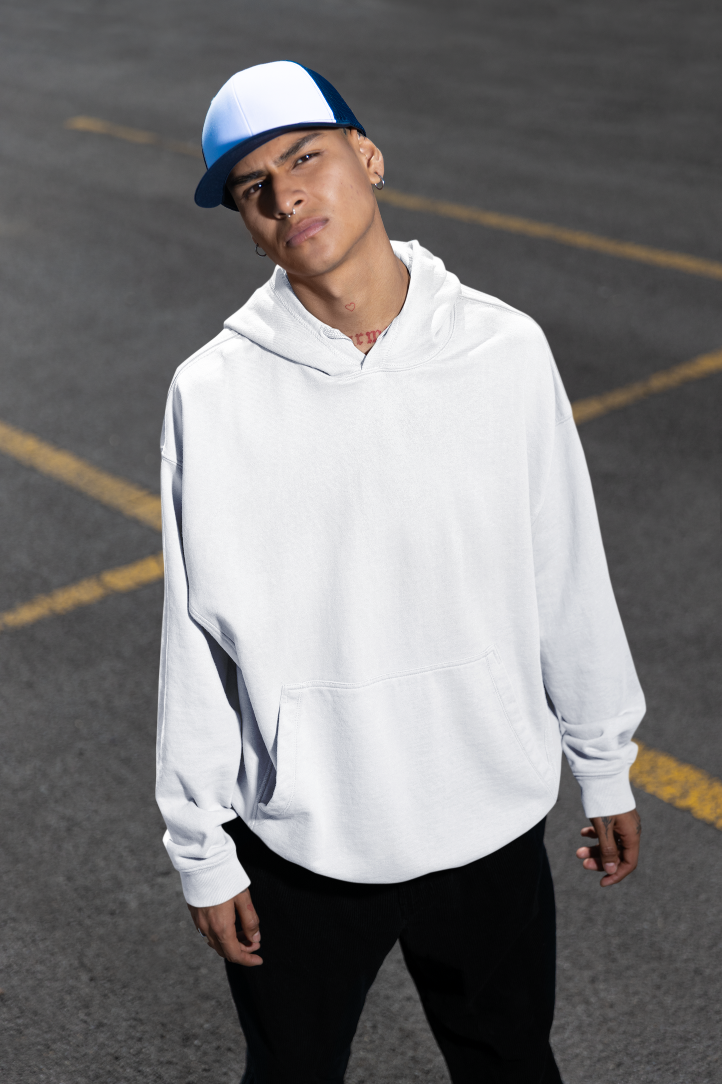 Unisex Oversized Hoodie White