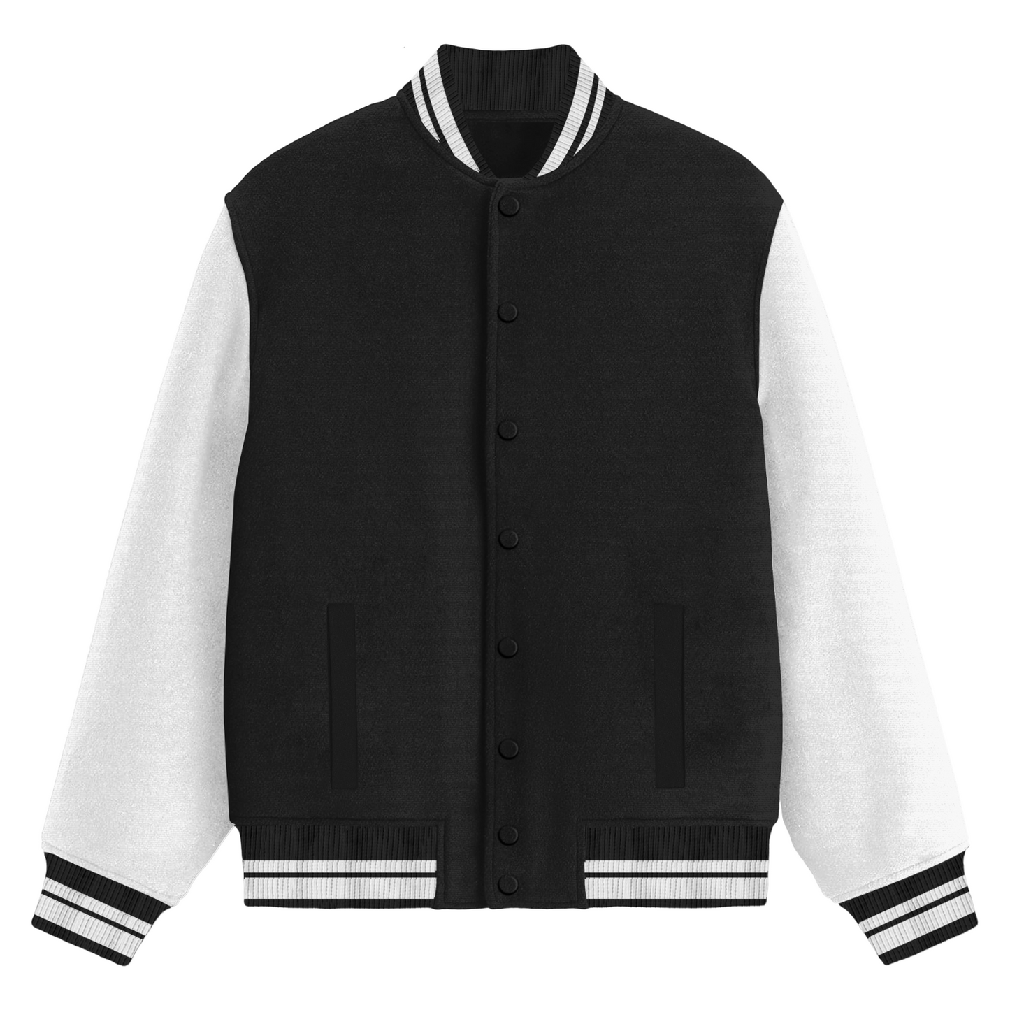 Unisex Varsity Jacket Black