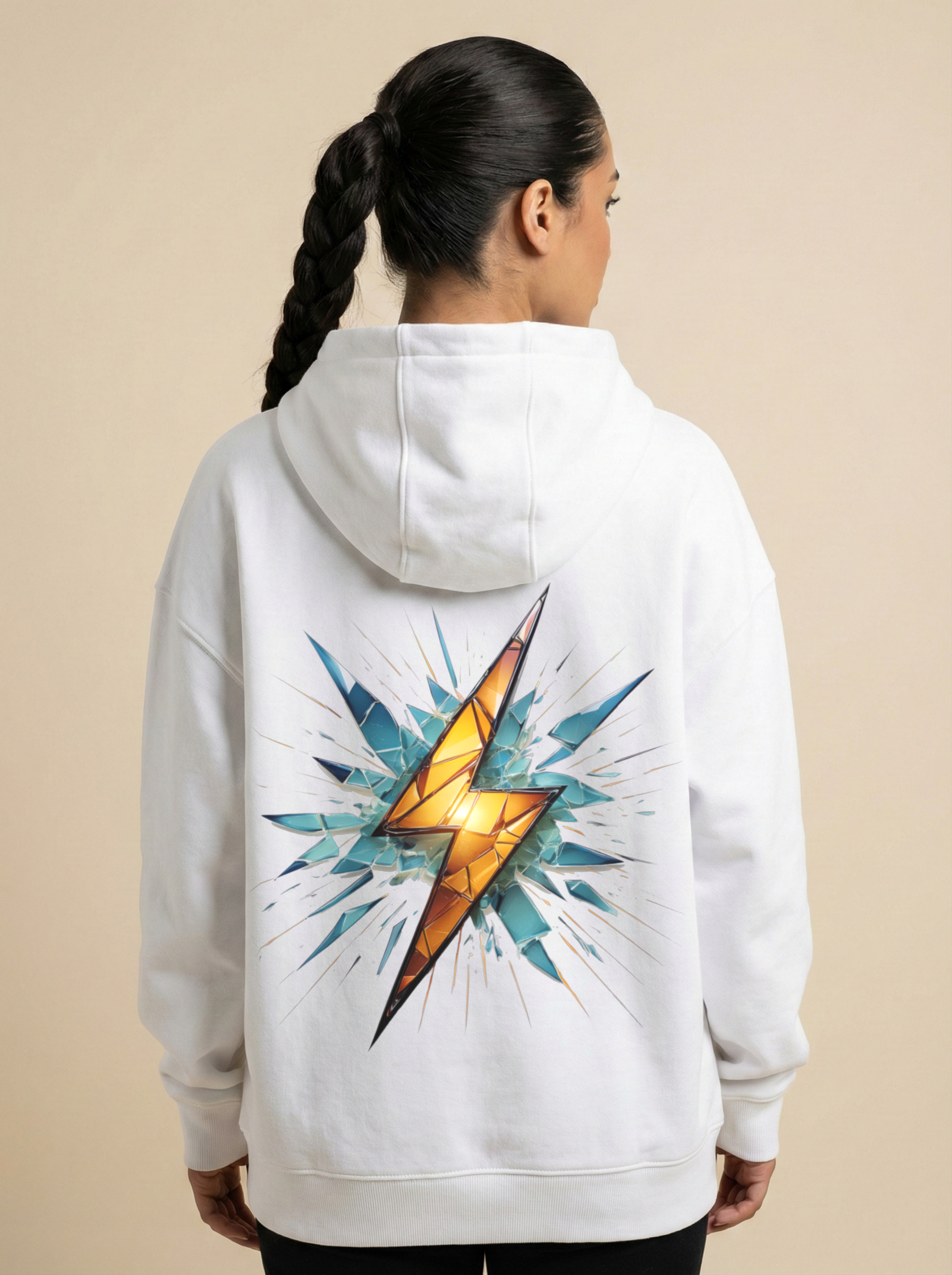 VoltBolt Oversized Hoodie