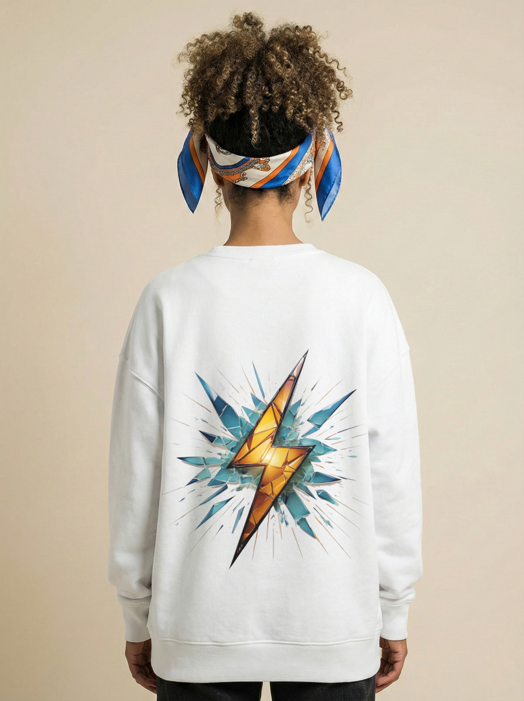 VoltBolt Oversized Sweatshirt