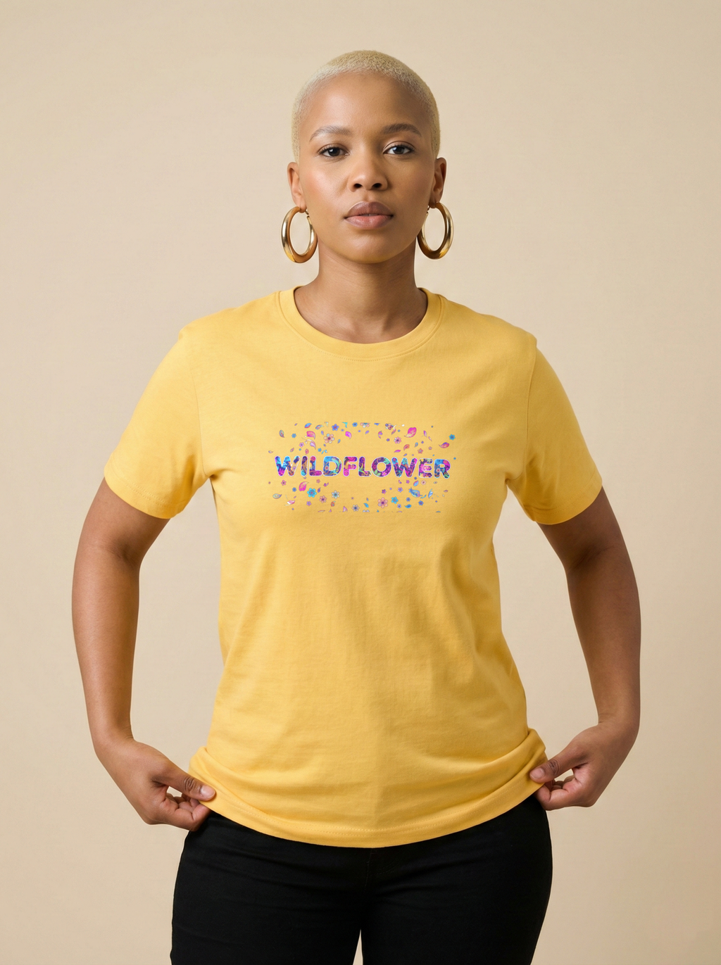 WildFlower Classic Crew Tee Yellow