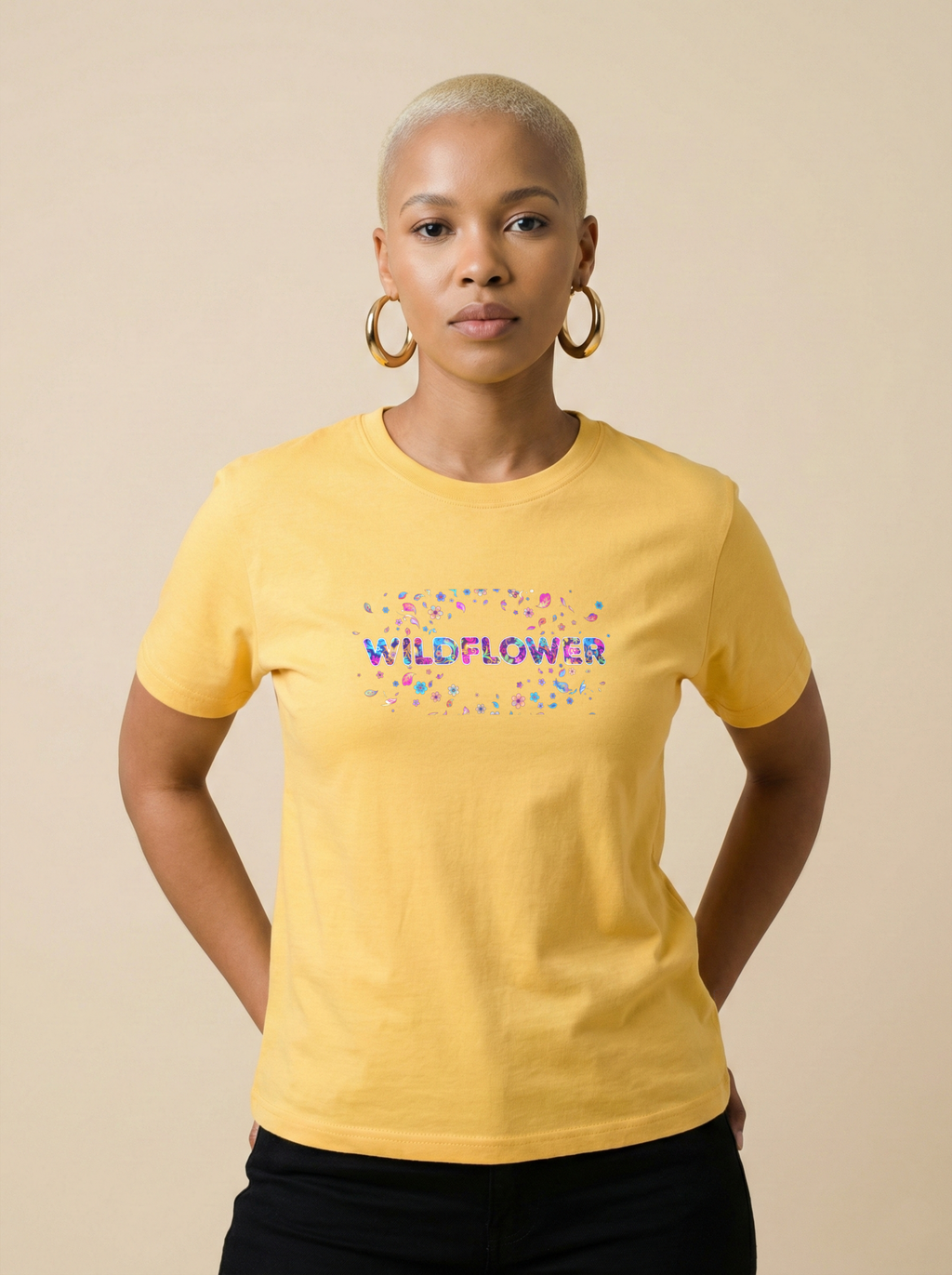 WildFlower Classic Crew Tee Yellow