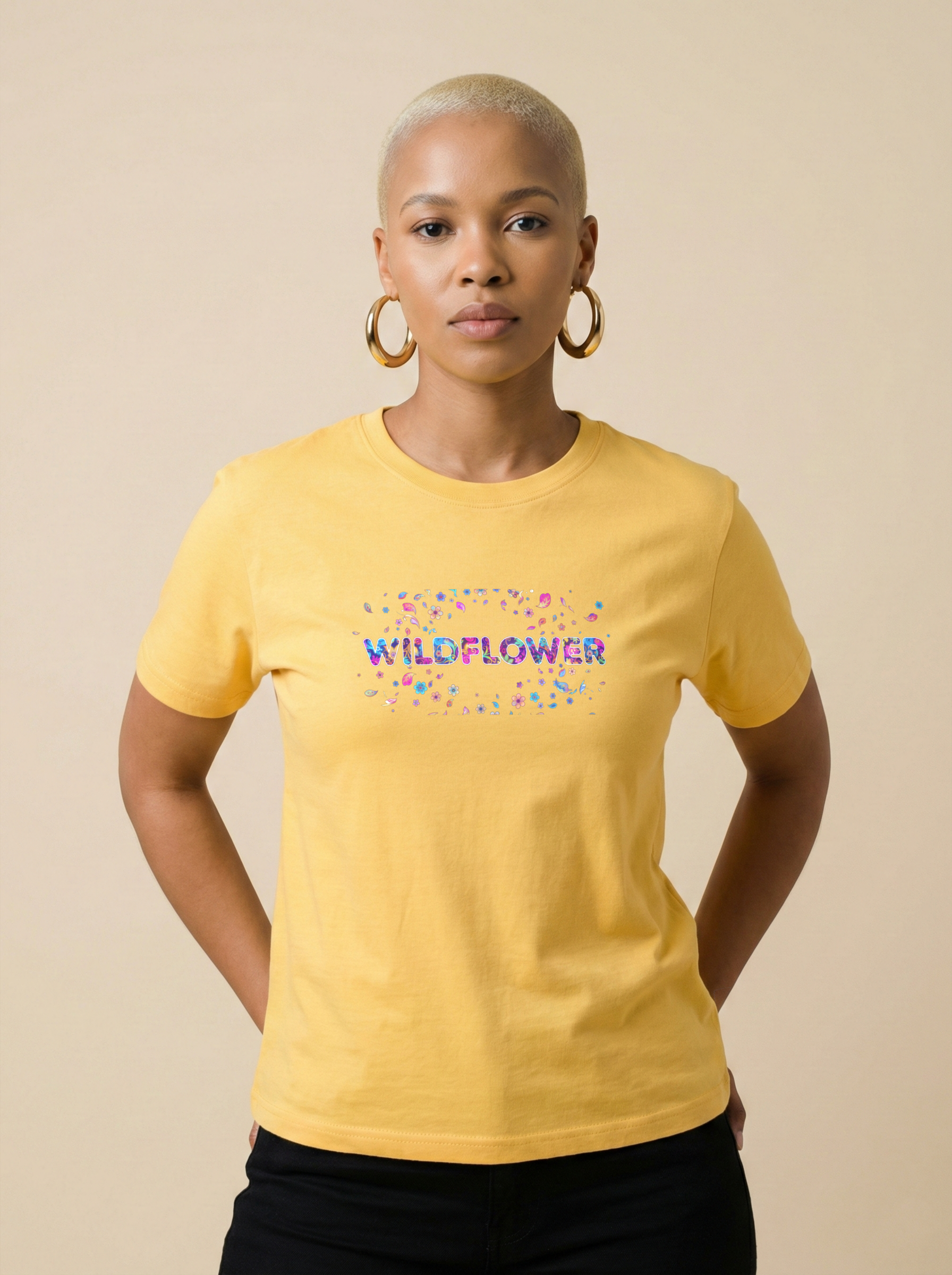 WildFlower Classic Crew Tee Yellow