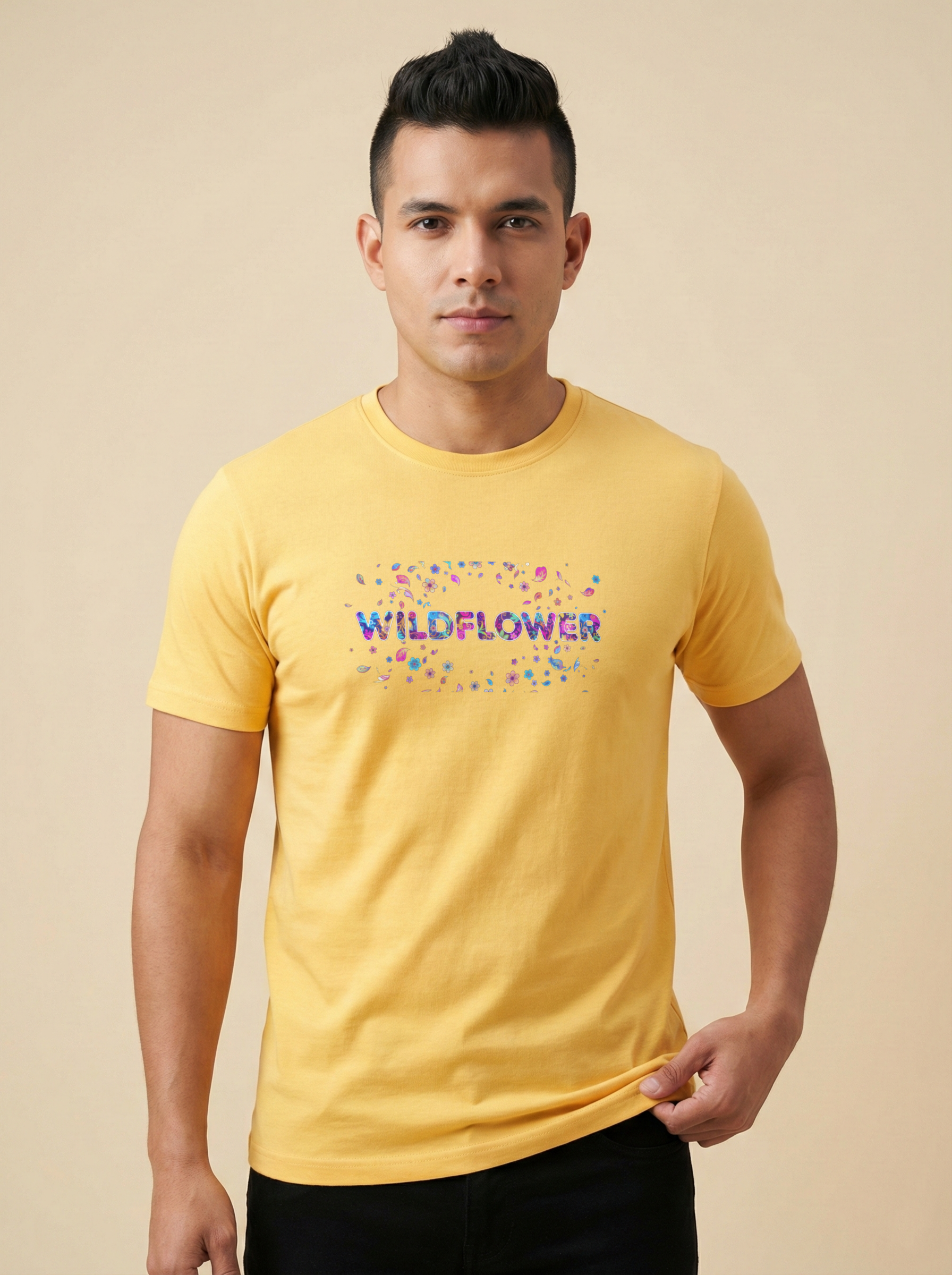 WildFlower Classic Crew Tee Yellow