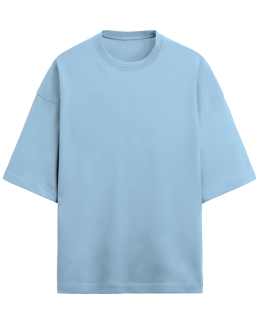 Terry Oversized Tee Baby Blue