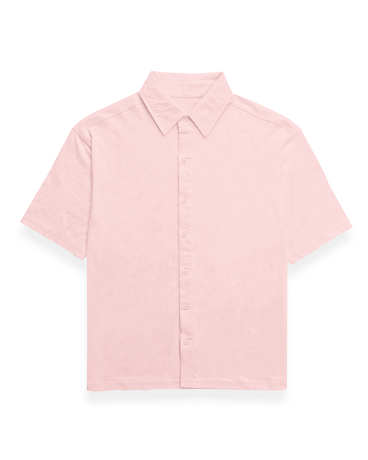 Oversized Shirt Light Baby Pink