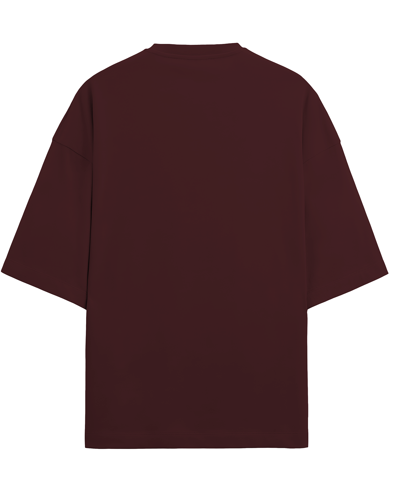 Terry Oversized Tee Maroon