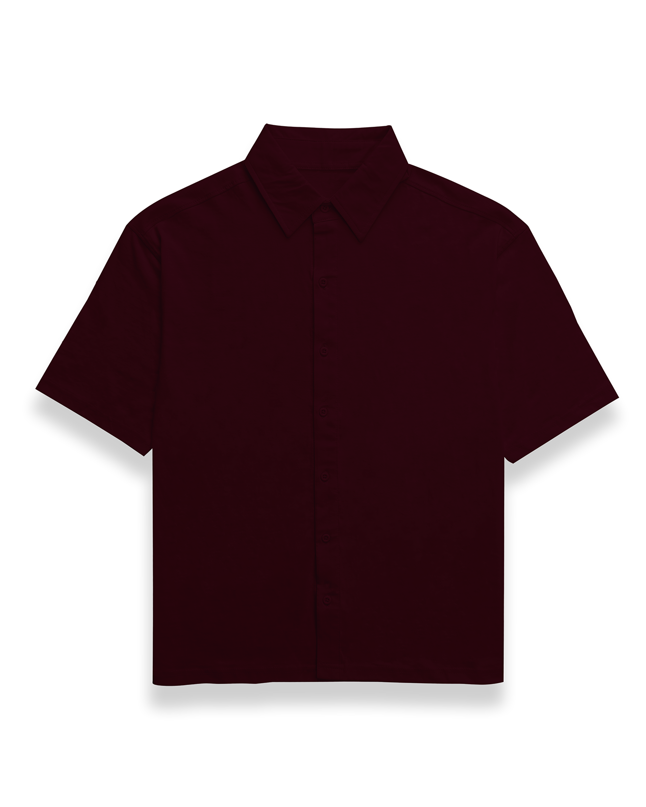 Oversized Shirt Maroon