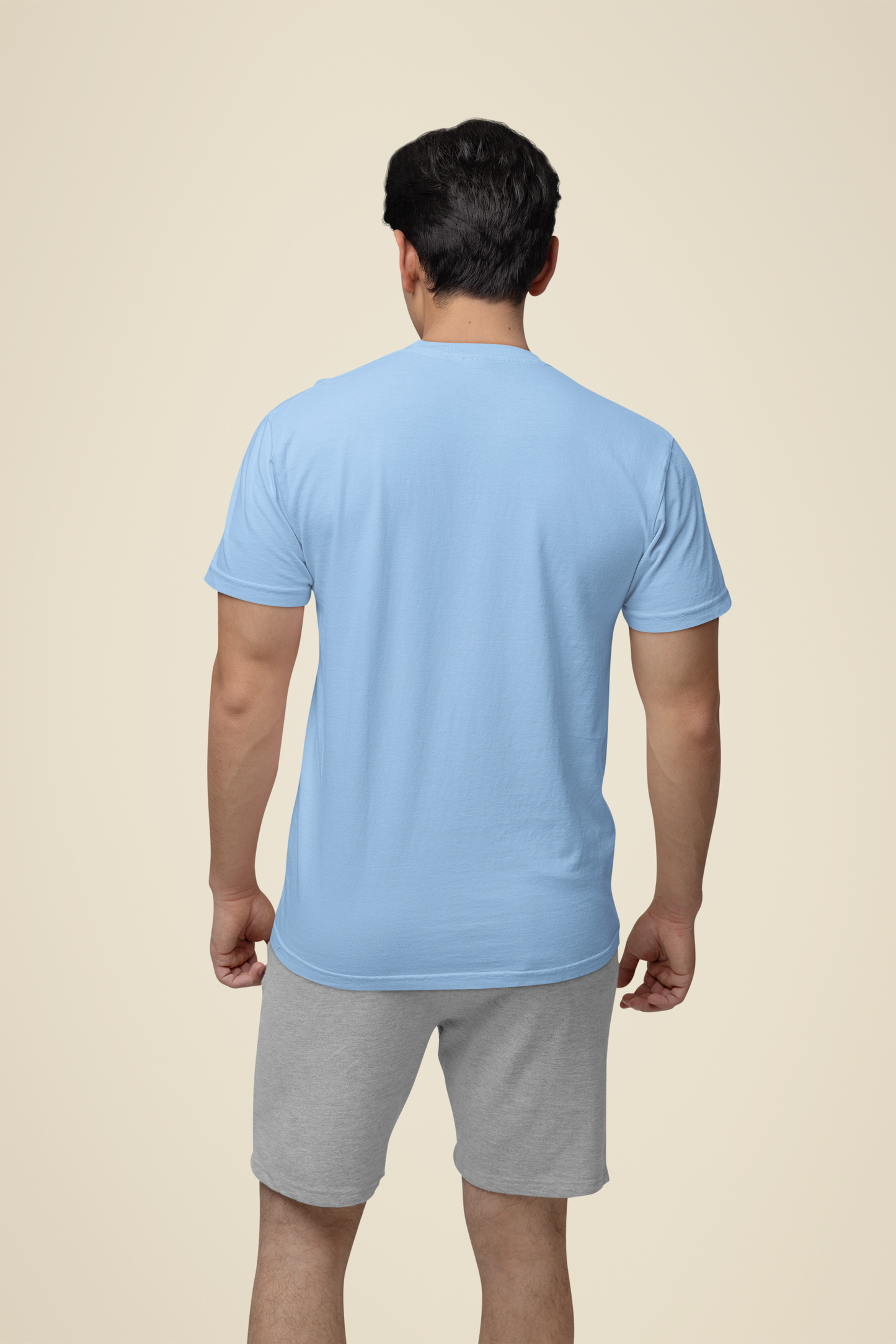 Mens Classic Crew Tshirt Baby Blue