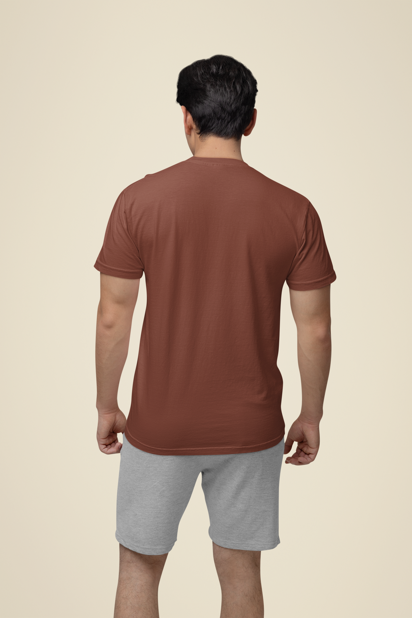 Mens Classic Crew Tshirt Brick Red