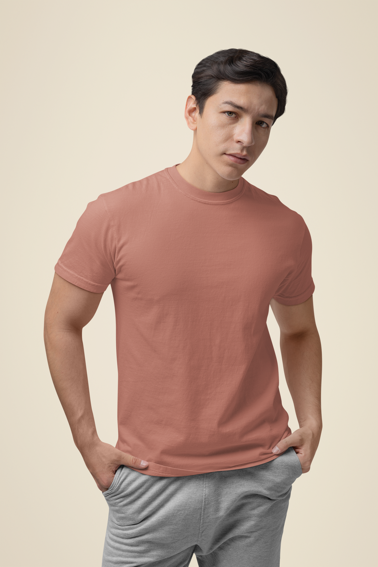 Mens Classic Crew Tshirt Copper