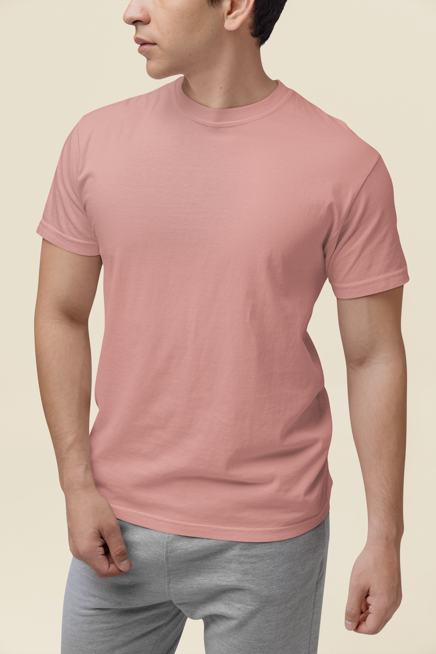 Mens Classic Crew Tshirt Flamingo