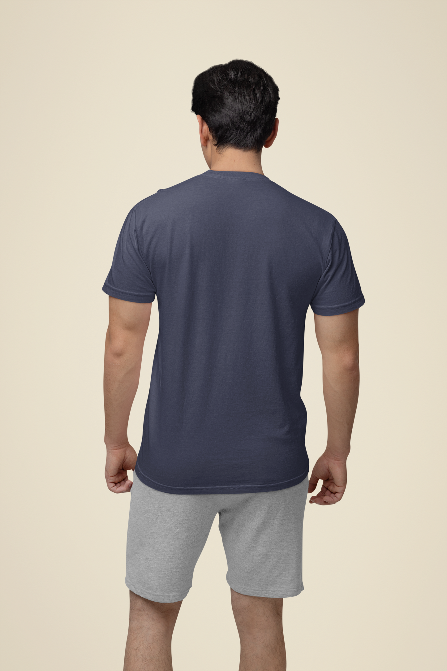 Mens Classic Crew Tshirt Navy Blue