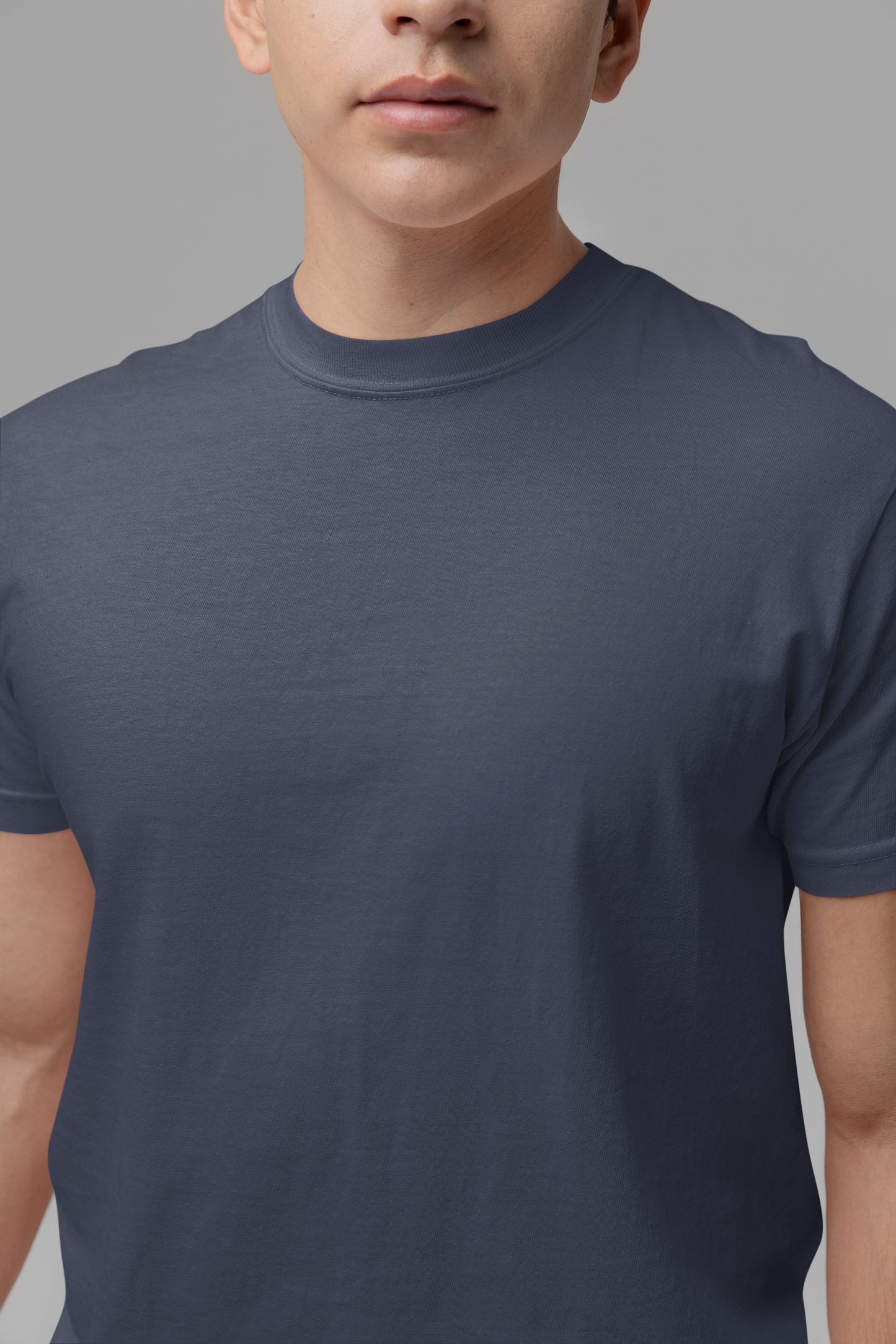 Mens Classic Crew Tshirt Navy Blue