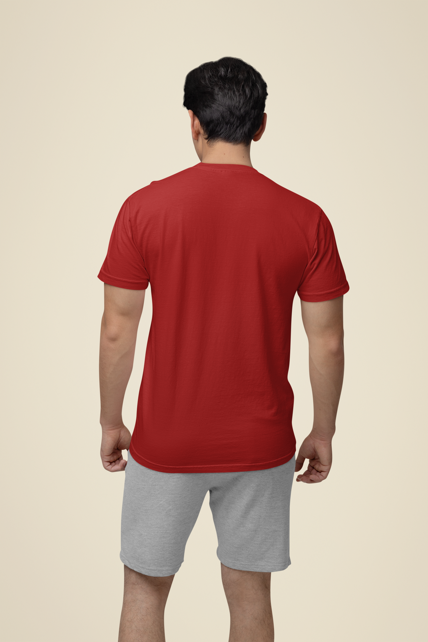 Mens Classic Crew Tshirt Red