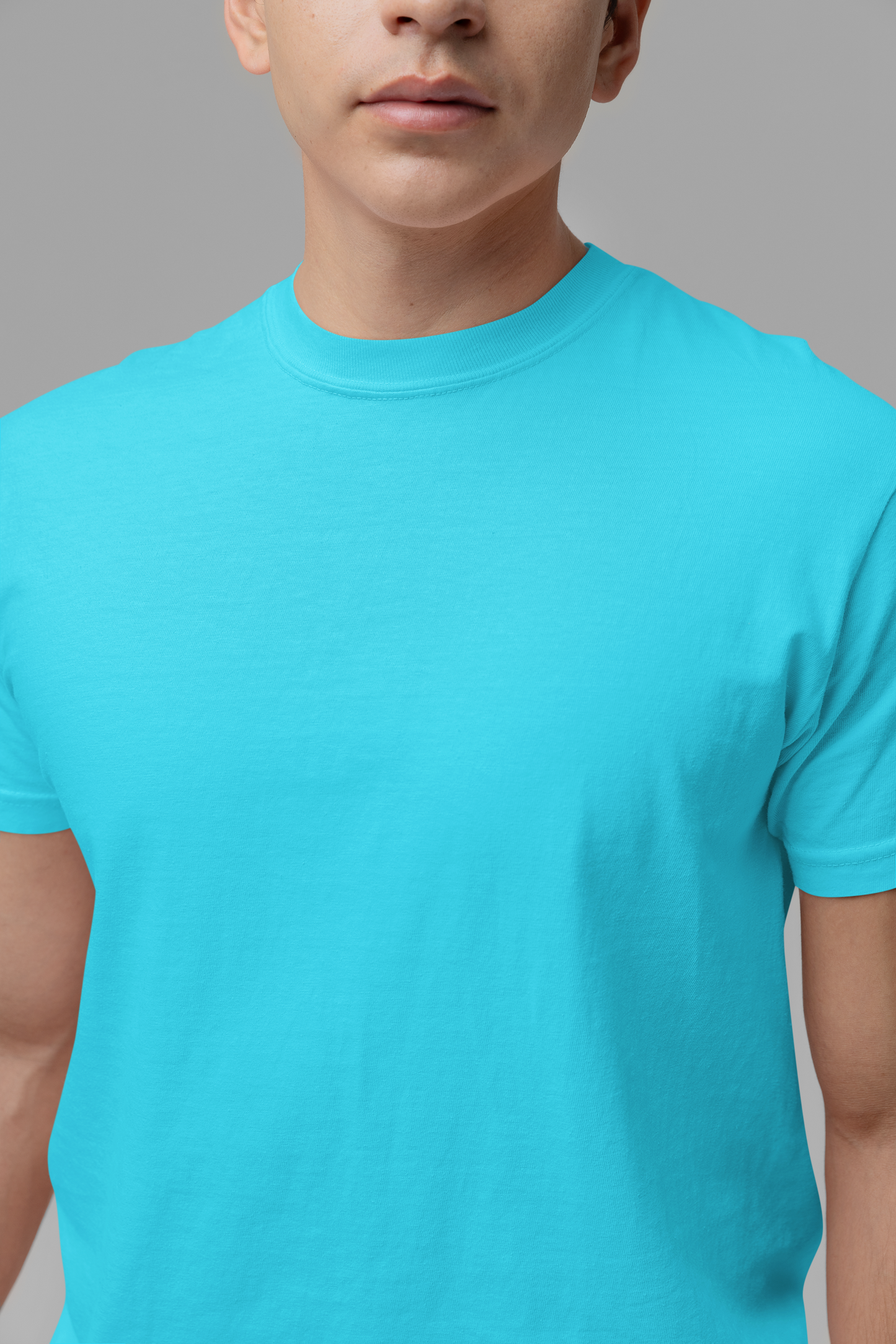 Mens Classic Crew Tshirt Sky Blue