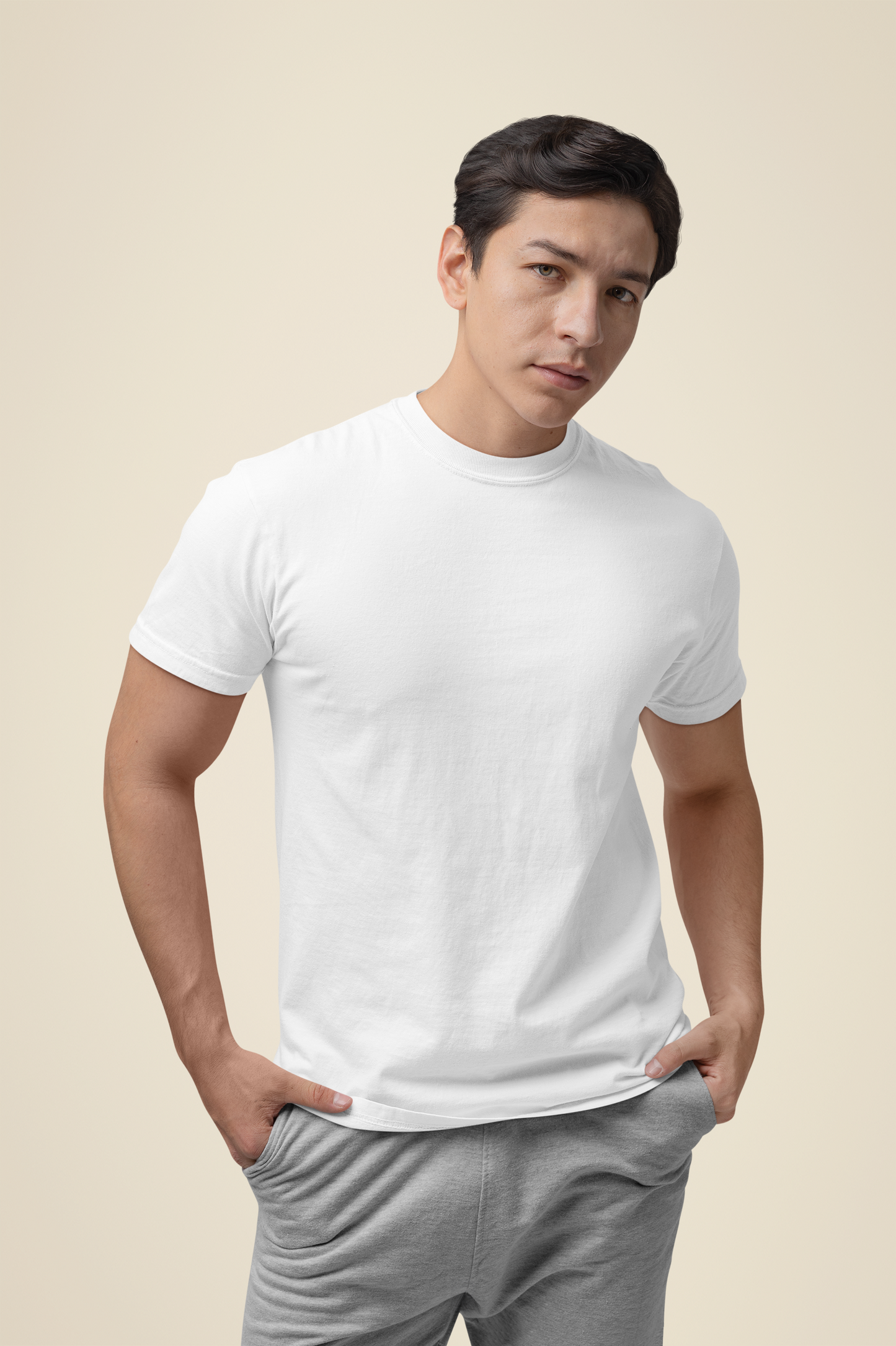 Mens Classic Crew Tshirt White