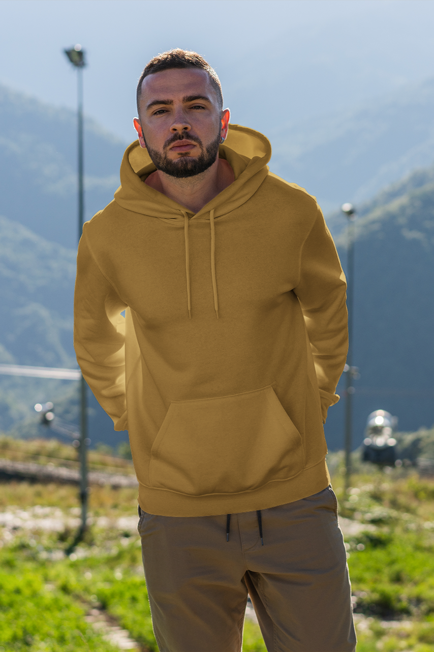 Unisex Hoodie Mustard Yellow