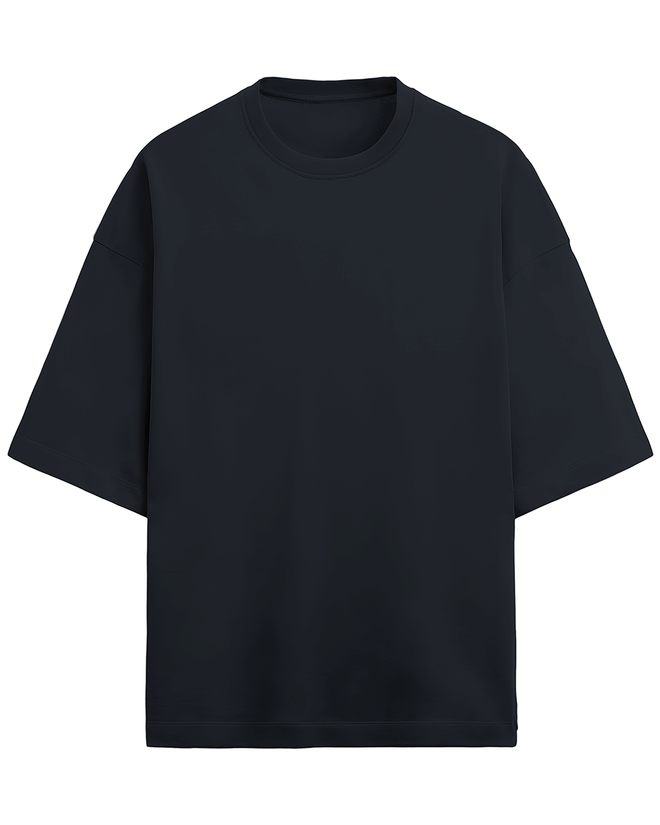 Terry Oversized Tee Navy Blue