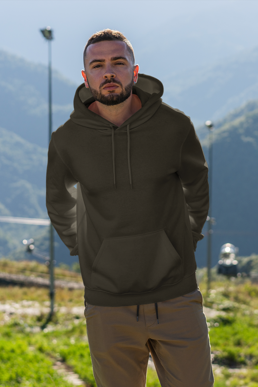 Unisex Hoodie Olive Green