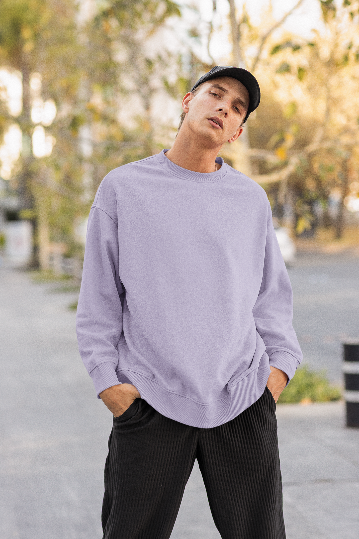 Unisex Oversized Sweatshirt Lavender