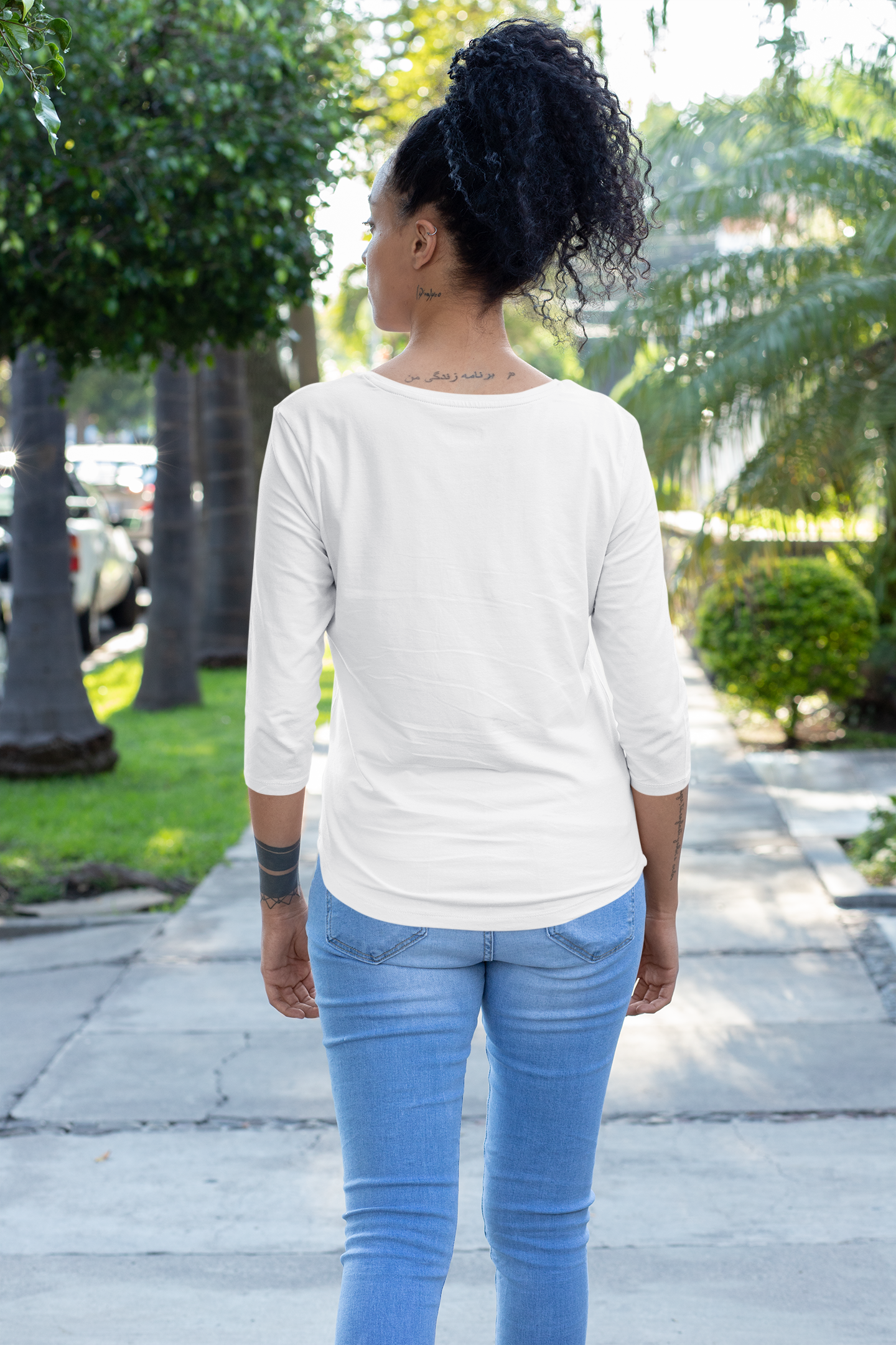 Womens Full Sleeve Tshirt White